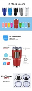 stainless steel vacuum mug with strainer	